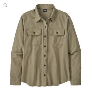 Women's Long-Sleeved Organic Cotton Midweight Fjord Flannel Shirt